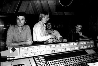 Talking Heads recording more killer tracks - 'Pic courtesy Talking Heads site'