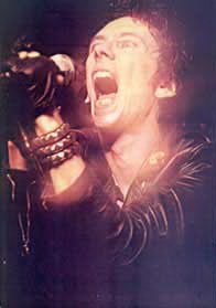 Stiv Bators out for blood - Pic coutesy of CBGBs website(